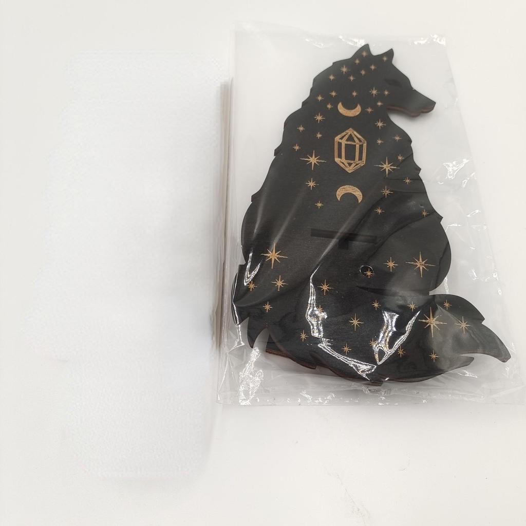 1 шт., креативное украшение для дома с деревянными подсвечниками, подвесками, полкой, настенным подвесом в виде животных