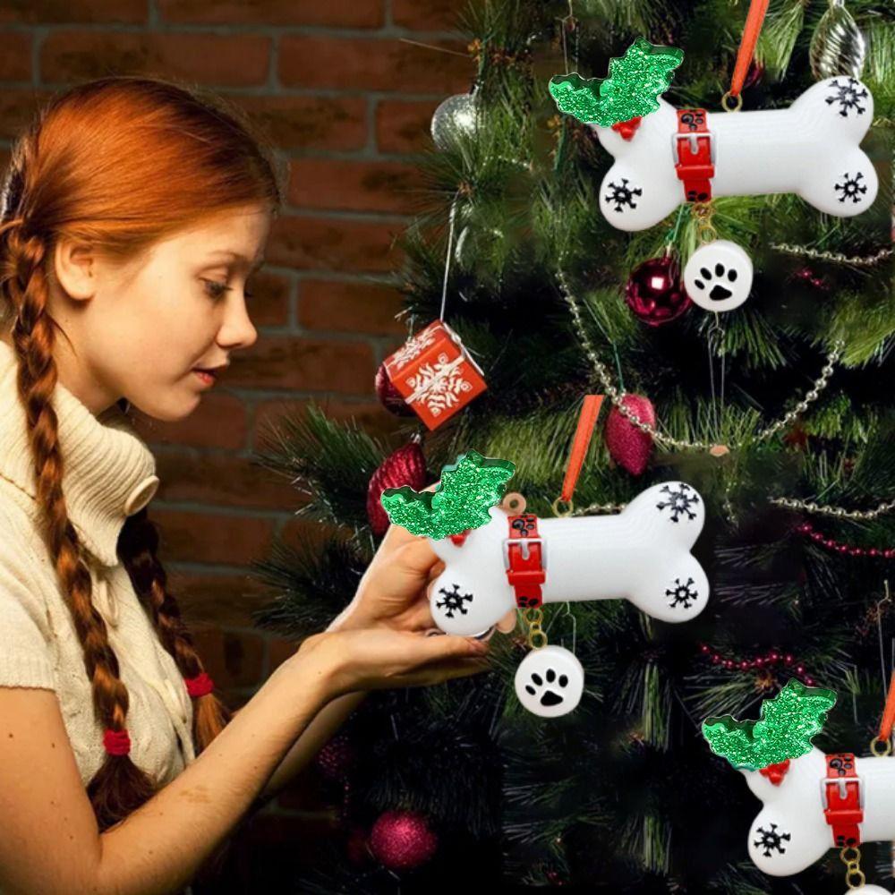 Decorative Christmas Tree Hanging Pendant Dog Bone Hanging Ornaments Window/Xmas Tree