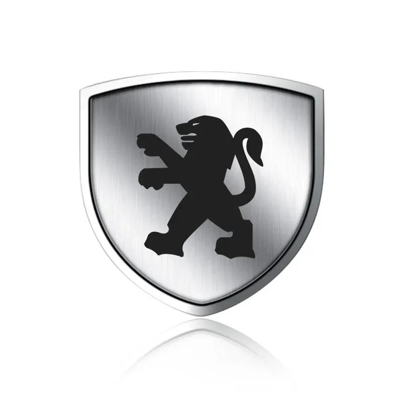 Металлическая наклейка для автомобиля Peugeot, индивидуальный щит, эмблема-значок на задний багажник автомобиля, наклейка для Peugeot 206 207 307 3008 2008 308 407
