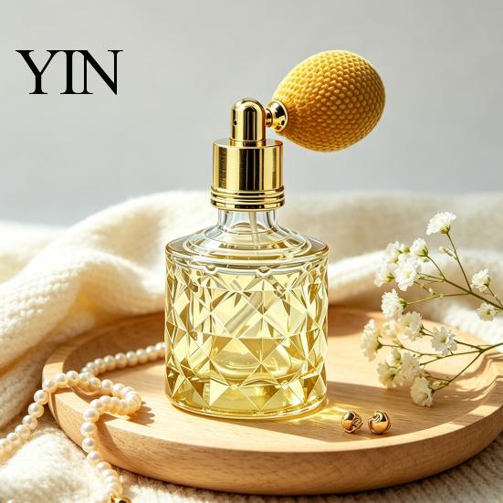 Флакон для духов с распылителем Fine Mist 10 мл, винтажный флакон с воздушной подушкой, портативный многоразовый стеклянный флакон-распылитель для ароматов, контейнер с воздушной подушкой для путешествий