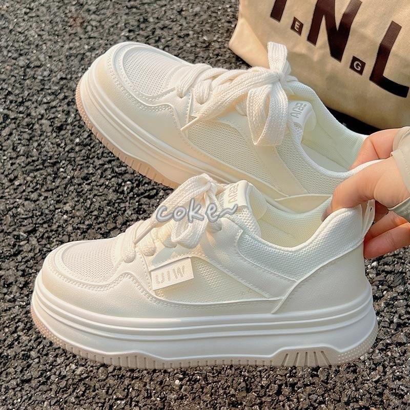 2024 Новая мода женская повседневная вулканизированная обувь Новая тенденция универсальная обувь на толстой подошве Женская дышащая теннисная обувь Zapatos