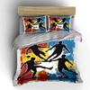 Soccer players with balls. Bedding sets Duvet cover sets Duvet covers Pillowcases(1 * Duvet Cover 2 * Pillowcases, without duvet insert)