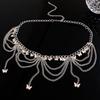 Women Waist Chains Jewelry Butterfly Belly Body Decoration Metal Multi-Layer Pants Chain Summer Skirt Accessories