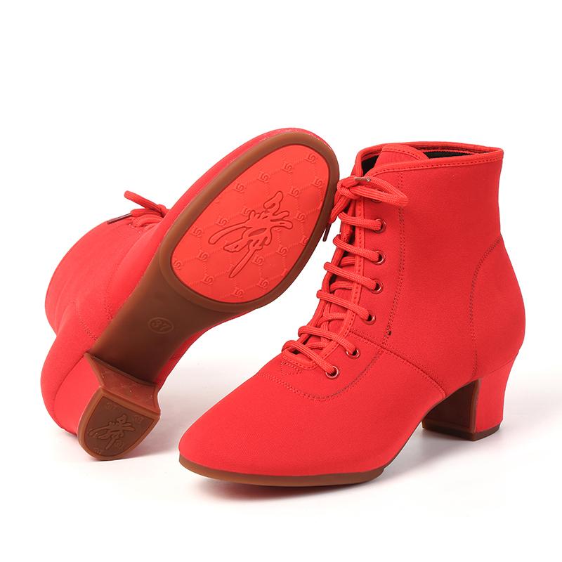 Модные танцевальные ботинки для женщин/девочек, черные туфли для учителей из ткани Оксфорд, высокие современные джазовые туфли для отдыха на открытом воздухе