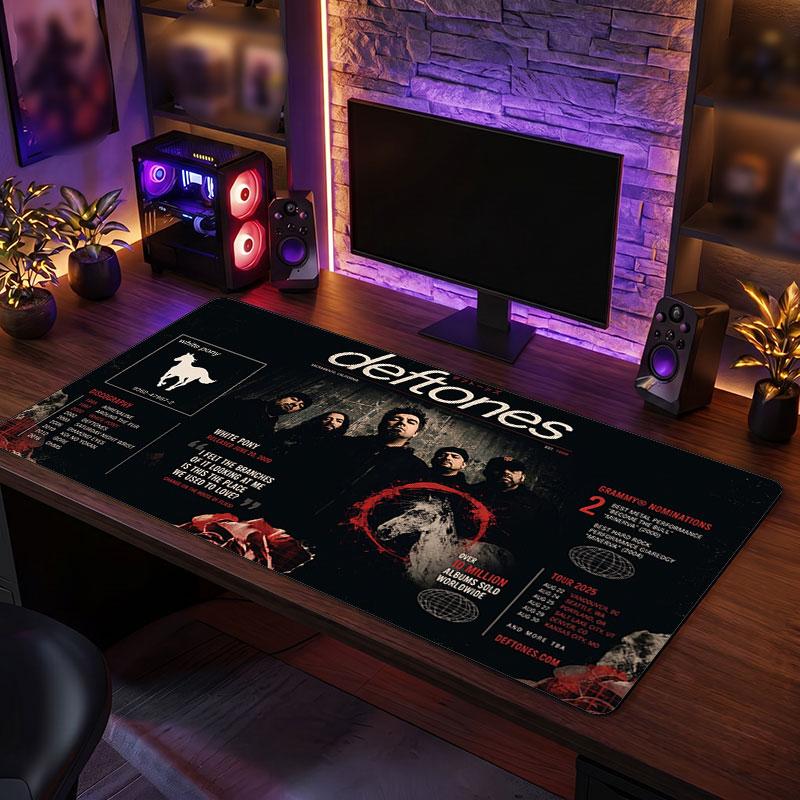 Big Mouse PadDeftones Extended Soft Desk Mat Gaming Office Computer Table Decor Mat
