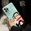 Модный Черный Мягкий Чехол Для Телефона С Логотипом P-Paul F-Frank Для IPhone 16 15 14 13 11 12 17 Pro Max Mini Plus