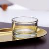 Маленькие прозрачные стеклянные подсвечники для чайных свечей, подсвечники оптом для свадеб, вечеринок, ужина, для чайных свечей 1,5 дюйма