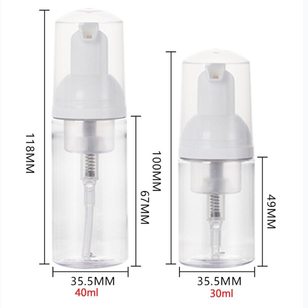 Пенящийся шампунь для мыла Бутылка с дозатором для пены Бутылка для мыла Пустая многоразовая бутылка Дорожный дозатор для пены