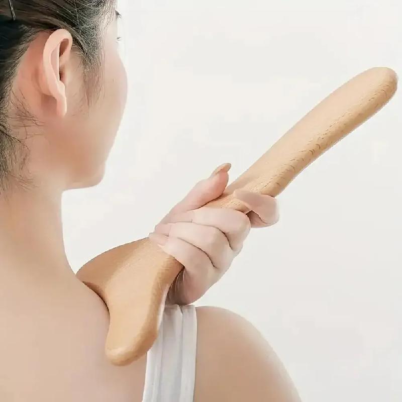 Массажный инструмент Деревянный массажер Инструменты для моделирования тела Используется для снятия мышечной релаксации Инструмент для расслабления мышц Гуаша
