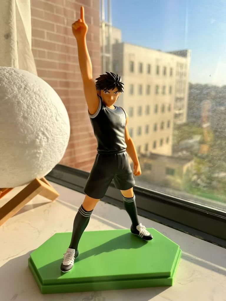 18cm Captain Tsubasa Anime Figure Ozora Tsubasa Action Figures Hyuuga Kojirou/Wakabayashi Genzou Figurine Collection Model Toys