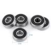 10Pcs 608RS Deep Groove Ball Bearings Bearing Steel 608-2RS Bearing