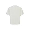 Футболка Li Ning X Jackie Chan Collaboration Kung Fu Series Pure Color Round Neck Casual Short Sleeve T Shirt Men Tops Paper-White AHST061-4