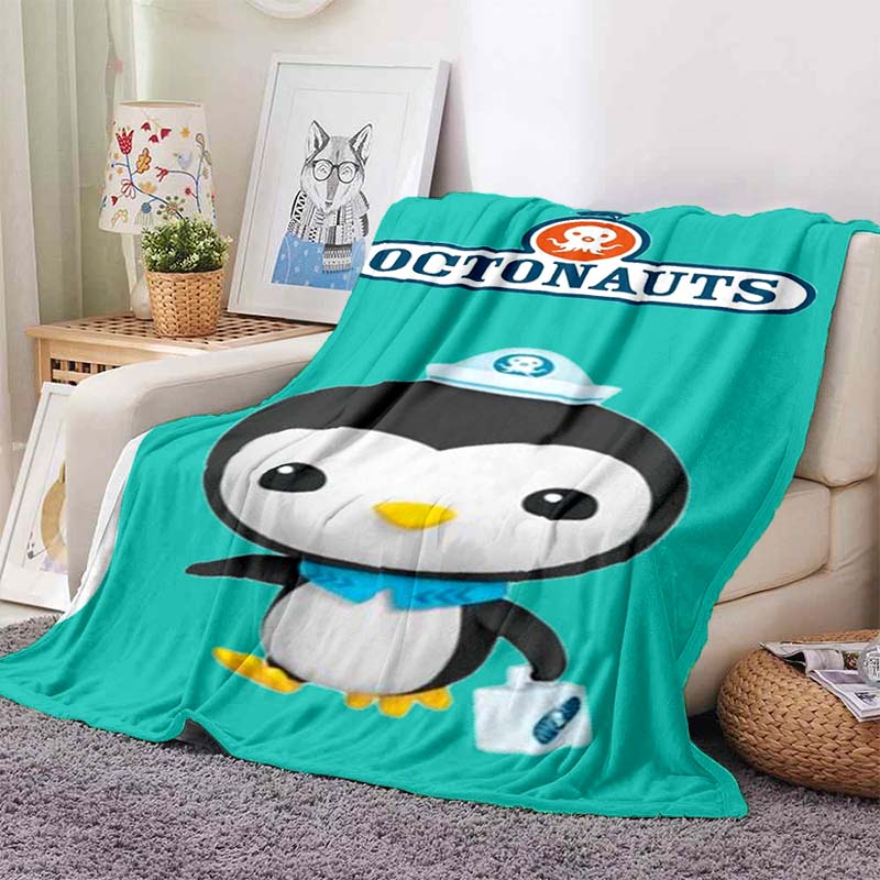 Various styles of Octonauts cartoon cute pattern blankets, 3D printed high-definition sofa blankets, suitable for adults and chi