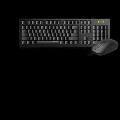Проводная клавиатура и мышь Rapoo X120PRO