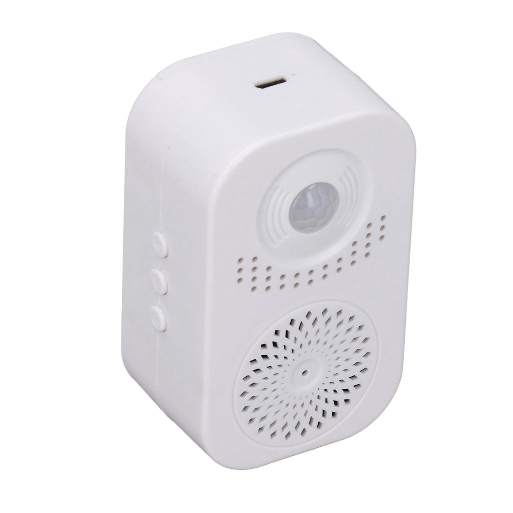 Wireless Motion Sensor Doorbell Voice Reminder Welcome Buzzer Ringtones Volume Adjustment USB