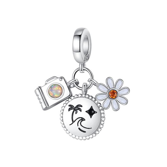 Стерлингового Серебра 925 пробы Love You Mom с двойным сердцем, висячие бусины с разрезом, подходят для оригинального модного браслета, сделай сам, для женщин, ювелирные изделия, подарок