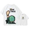 Аниме One Piece Зоро Детская футболка 100% Хлопок Короткий рукав Модная Подростковая с коротким рукавом Летняя Уличная Повседневная Детский Топ