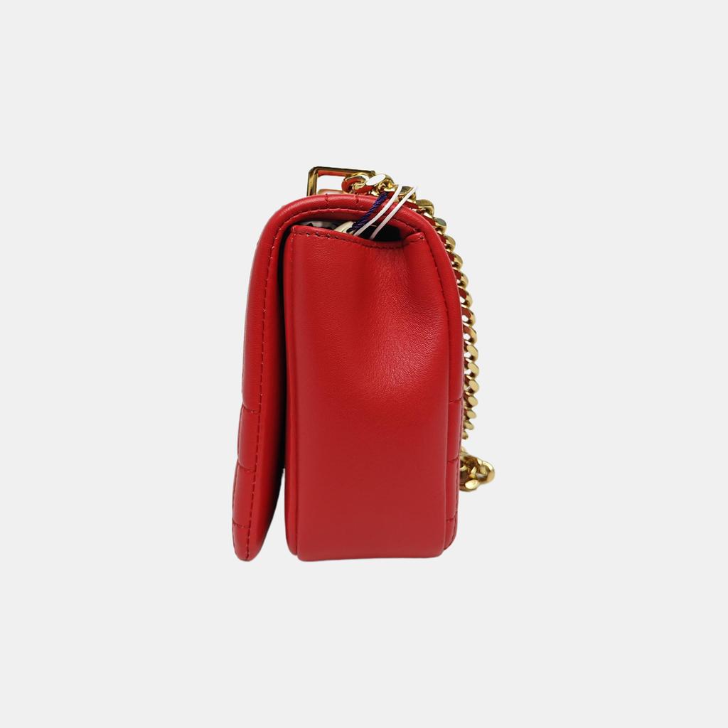 [Pre-Owned] Lola Bag With TB Metal Accessories And Magnetic Flap Closure - Very Good #EWV6Y7