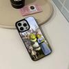 Милый забавный M-MovieS S-Shreks Задняя крышка чехла для телефона для Iphone 17 16 15 14 Air 13 12 11 Pro Max Mini Plus Fundas Shell PC+TPU Чехол