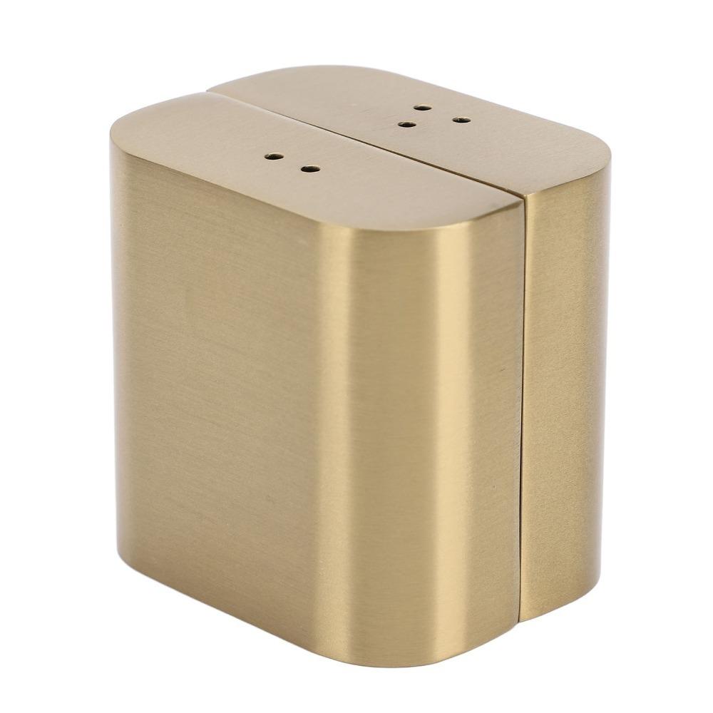2PCS 304 Stainless Steel Salt Shakers 40ml per shaker Powder Dispenser Set Spice Jars Cooking Tool