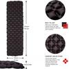 Outdoor Inflatable Mat Moisture Proof Portable Sleeping Pad Wear Resist Nylon Sleeping Pad for Hiking Camping Picnic Beach Mat