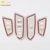 17 CRV Glass Switch Decorative Frame for Car Door Window Armrest Lift Button