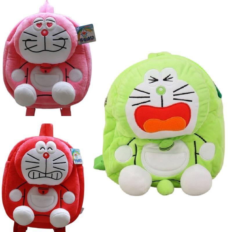 Doraemon Multiple Colors Backpack Plush Toy Shoulder Bag Kids Decoration Gift