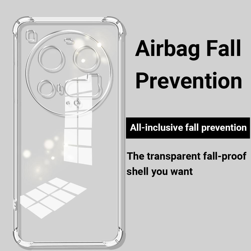 Для Xiaomi 15 Ultra Mi 15Pro Чехол Прозрачный Противоударный Подушка безопасности ТПУ Силиконовый Мягкий Чехол для телефона Для Xiaomi 15 Pro Задняя крышка Fundas