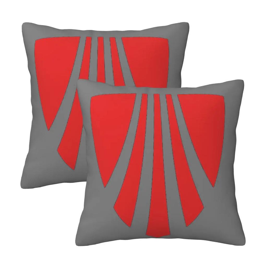 Trek Bike Logo 2 pcs Square Pillowcase Pillow Cover Cushion Zip Decorative Comfort Throw Pillow for Home Car