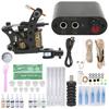 Tattoo Coil Machine Mini Tattoo Power Supply Tattoo Clip Cord Complete Starter Tattoo Machine Tools