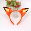 Foxes Costume Headpiece Reusable Fabric Ears Hairband Cartoon Hairpiece For Theater Performances Theme Party Decoration