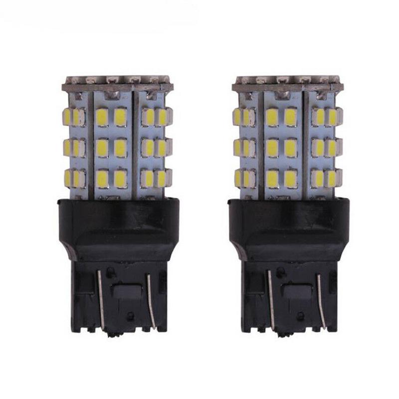 2шт белый T20 7443 1206 6000K 64Smd сигнал поворота стоп тормозные светодиодные лампы