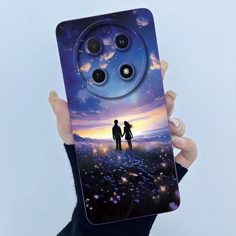 Чехол для Huawei Nova 12i 12 i Силиконовый Защитный Чехол Модный Простота цветок Funda для Huawei Nova 13i Nova12i Coque Capa