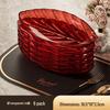 Elegant Transparent Leaf-Shaped Fruit Bowl: Durable, Drop-Resistant Display for Snacks & Dried Fruits
