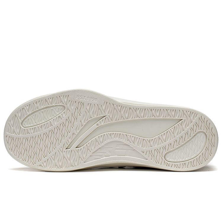 Li Ning Youth Classic Rebound Low Top Kids Skate Shoes Kids Skate Shoes White Green YKCT122-5