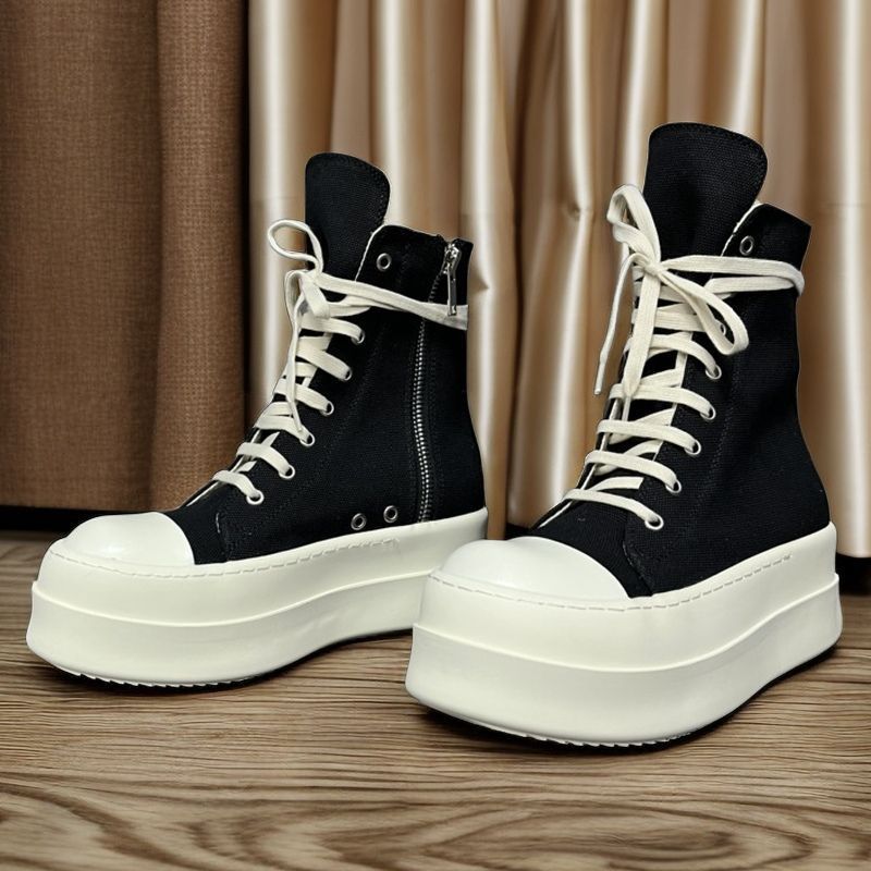 Shoes for Women Women's Ankle Boots Trendy Retro High-top Womens Shoes Fashion Casual Chunky Platform Luxury Designer Sneakers