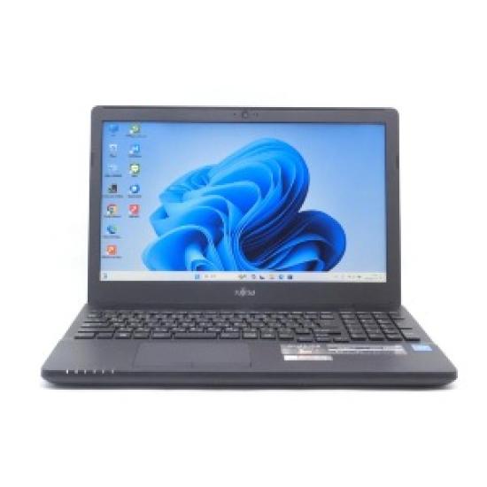 Подержанный ноутбук FMV LIFEBOOK AH42/C2 2018 | 15.6'' дисплей | Celeron 3865U | 8 ГБ ОЗУ 256 ГБ SSD | Windows 11 Домашняя | Wi-Fi, Bluetooth, Камера | MS Office |