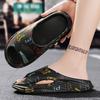 Мода Модные новые сандалии для мальчиков Повседневные модные мужские тапочки летние шлепанцы для улицы пляжные сандалии Легкая мужская обувь для ванной