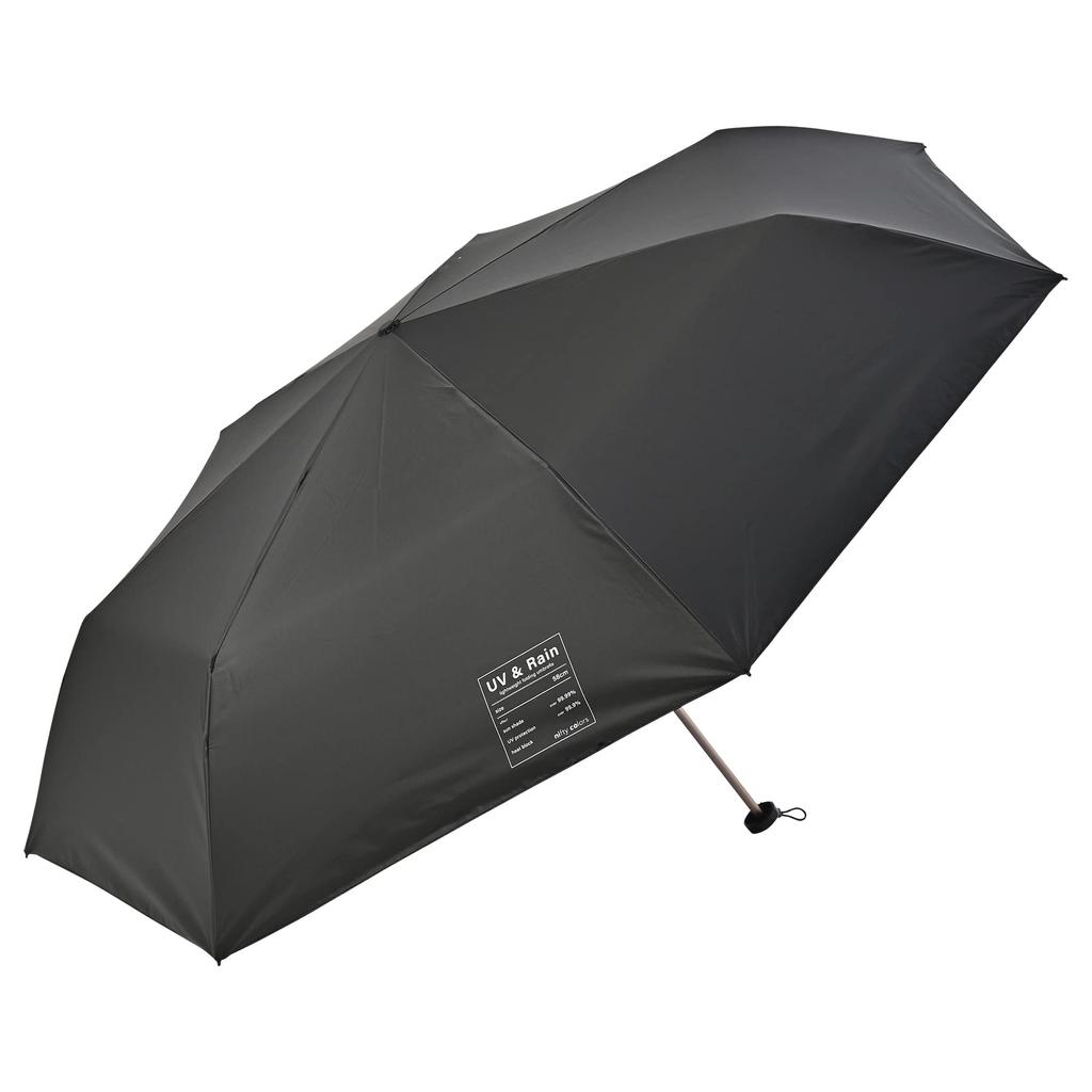 Nifty Colors Folding Umbrella Carbon Mini 58 5174BK (nifty Colors) Light-weight
