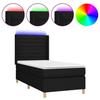 VidaXL Slat Bed Base with Mattress and LEDs, Upholstered Bed, Single Bed, Adult Bed for Interior Bedroom, 3138935