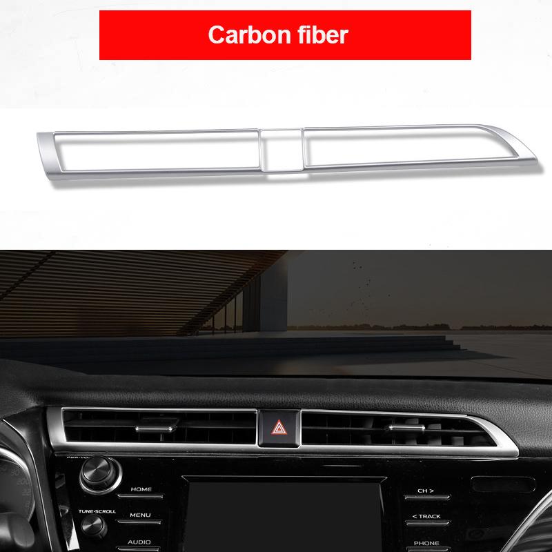 Для Toyota Camry 70 XV70 2018 гибридный автомобиль с центральным управлением, вентиляционное отверстие для кондиционирования воздуха, накладка, аксессуары для интерьера