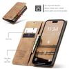 CaseMe Ретро Магнитный Флип Чехол из ПУ Кожи для iPhone 17 Air 17 Pro 16 15 14 13 12 11 XS XR 8 7 6S 5 SE Кошелек Чехол для Телефона Coque