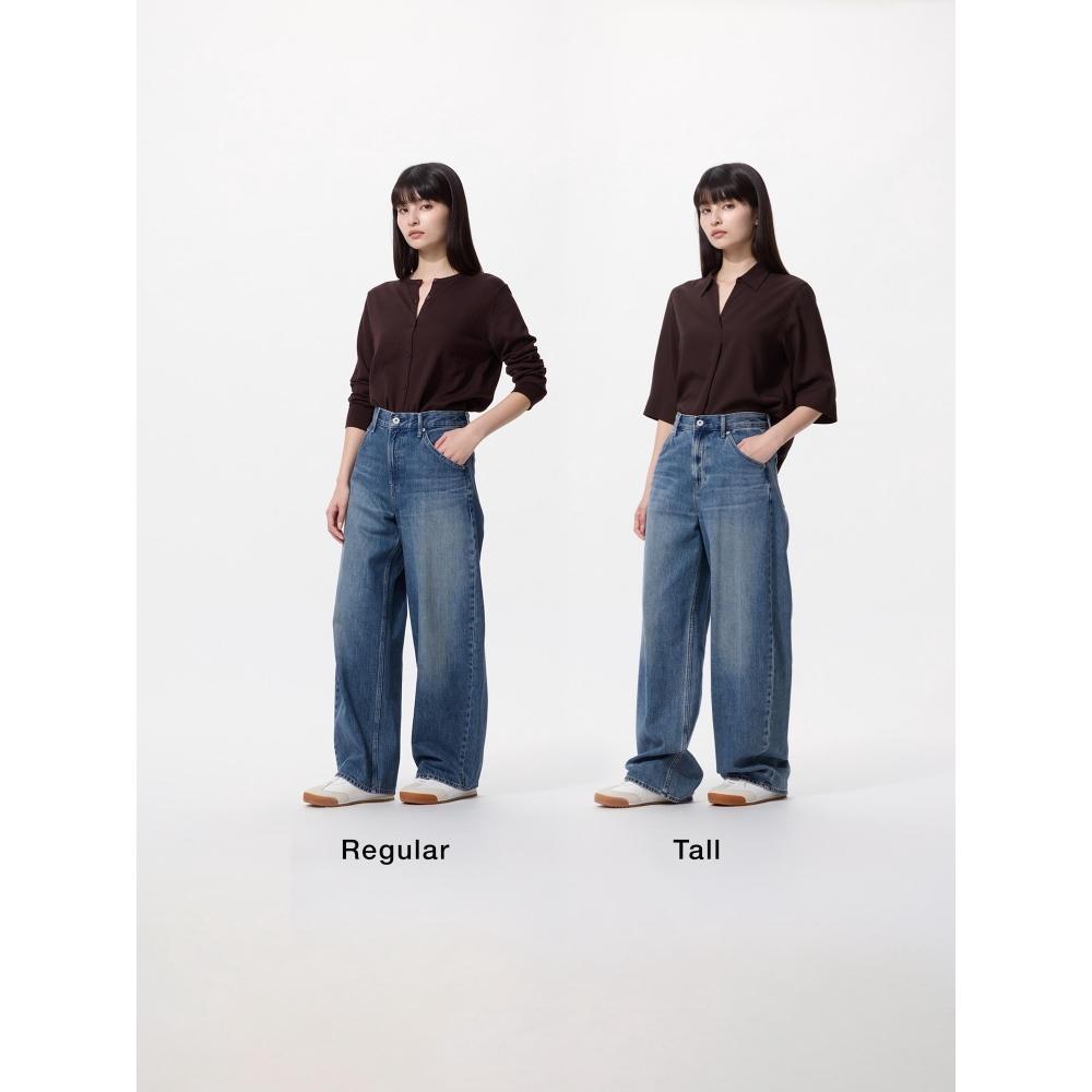 Uniqlo Baggy Barrel Leg Pants 75cm