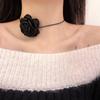 Fashion Jewelry Adjustable Chain Party Wedding For Women Choker Necklace Rose Flower Necklace Girls Gift Romantic