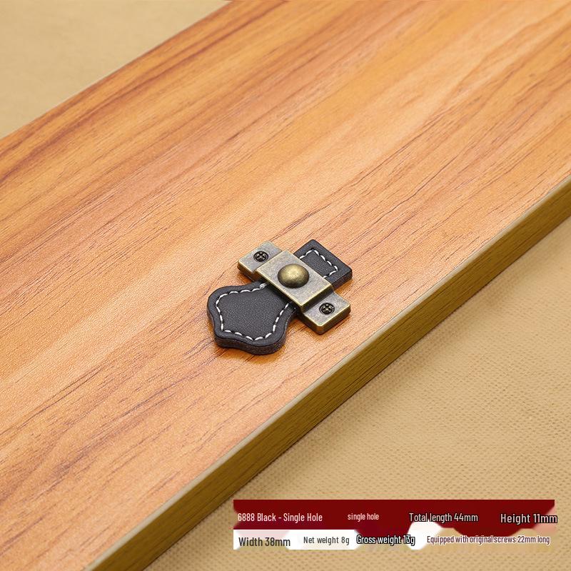 Коричнево-Черная Кожаная Ручка для Чемоданов, Сумок, Ящиков и Шкафов