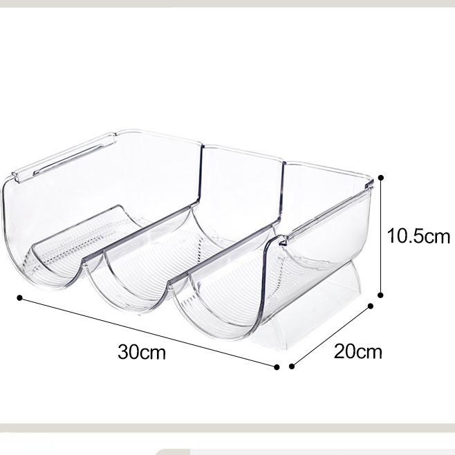 Одиночные/двойные/тройные штабелируемые держатели для бутылок с водой, кухонный органайзер для вина, подставка для организации, контейнеры для хранения в холодильнике