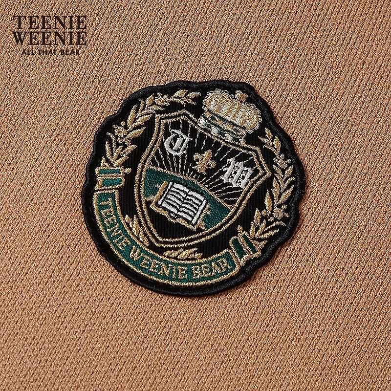 Teenie Weenie Женский вязаный свитер в стиле академия с круглым вырезом