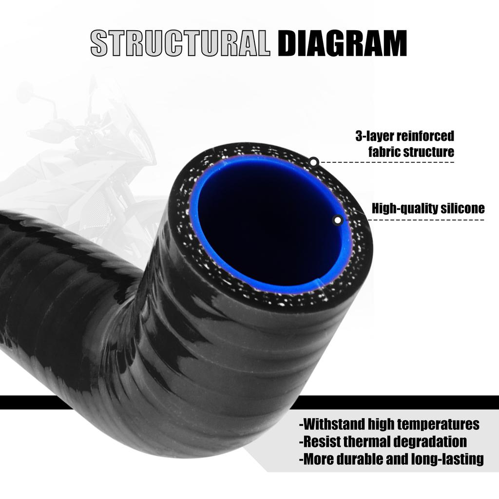 For 2019-2025 KTM 890 790 ADV 790 890 Adventure/R/Rally Silicone Radiator Hose Kit for Husqvarna Norden 901/Expedition 2022-2025