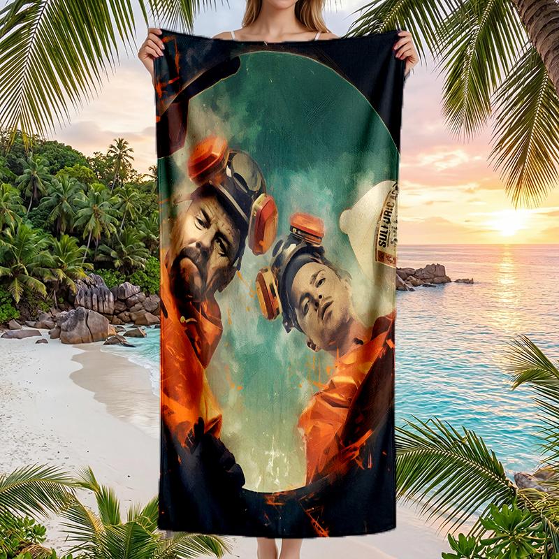 Bad Fashion Beach Towel: Ideal for Summer Adventures Soft, absorbent and quick drying suitable for swimming and bathing