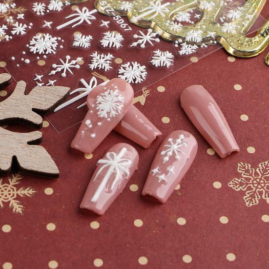 Модная наклейка для дизайна ногтей 5D стереоскопические аксессуары DIY маникюр